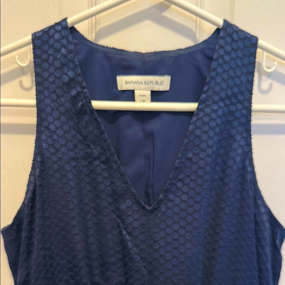 Sz 0P Fresh & Flirty Banana Republic Navy Mini Dress